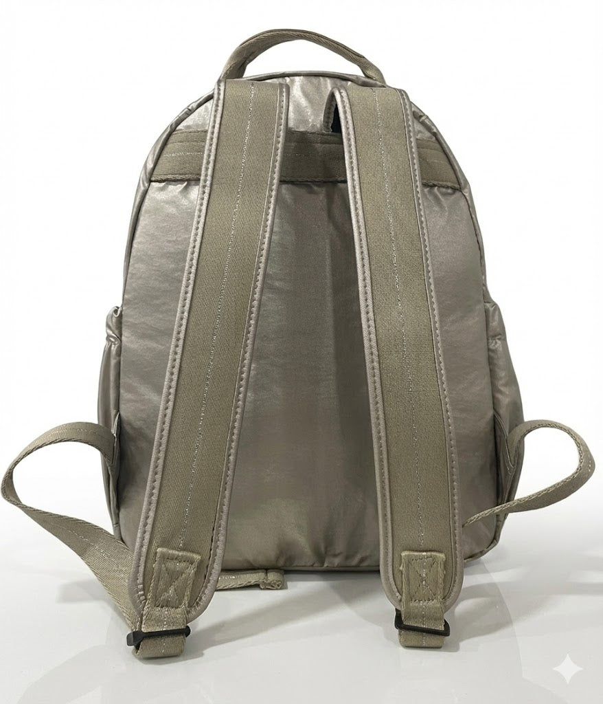 MOCHILA SEOUL SMALL DORADO CHAMPÁN - LAPTOP 13'